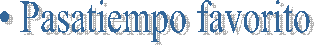 Pasatiempo favorito 